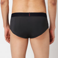 Underjeans Pack Of 2 Cotton Blend Solid Mid-Rise Briefs