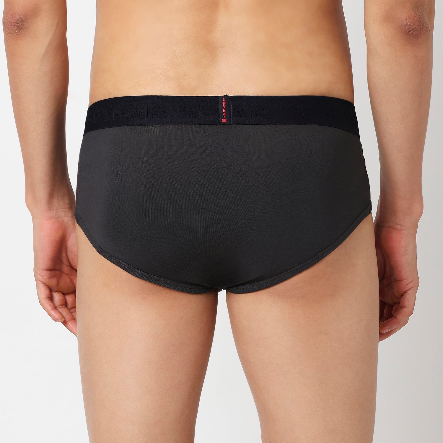 Underjeans Pack Of 2 Cotton Blend Solid Mid-Rise Briefs