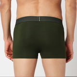 Underjeans Pack Of 2 Cotton Blend Solid Mid-Rise Trunks