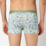 Underjeans Green Nylon Blend Trunk