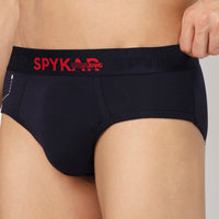 Underjeans Pack Of 2 Cotton Blend Solid Mid-Rise Briefs
