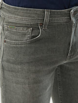 Men Kano Jeans Slim Fit Olive Green Low Rise