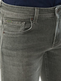 Men Kano Jeans Slim Fit Olive Green Low Rise
