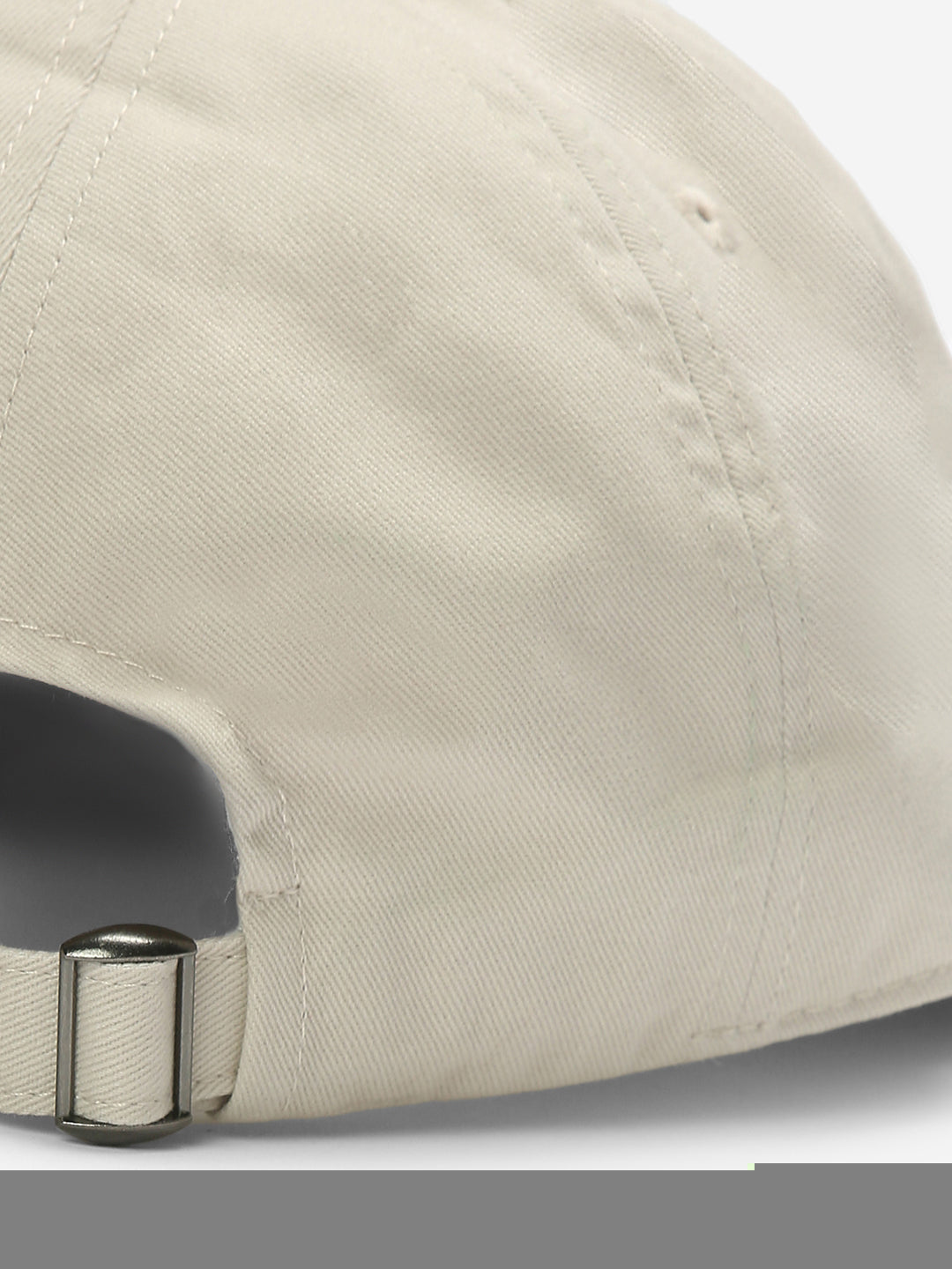 Men Beige Black Solid Cap