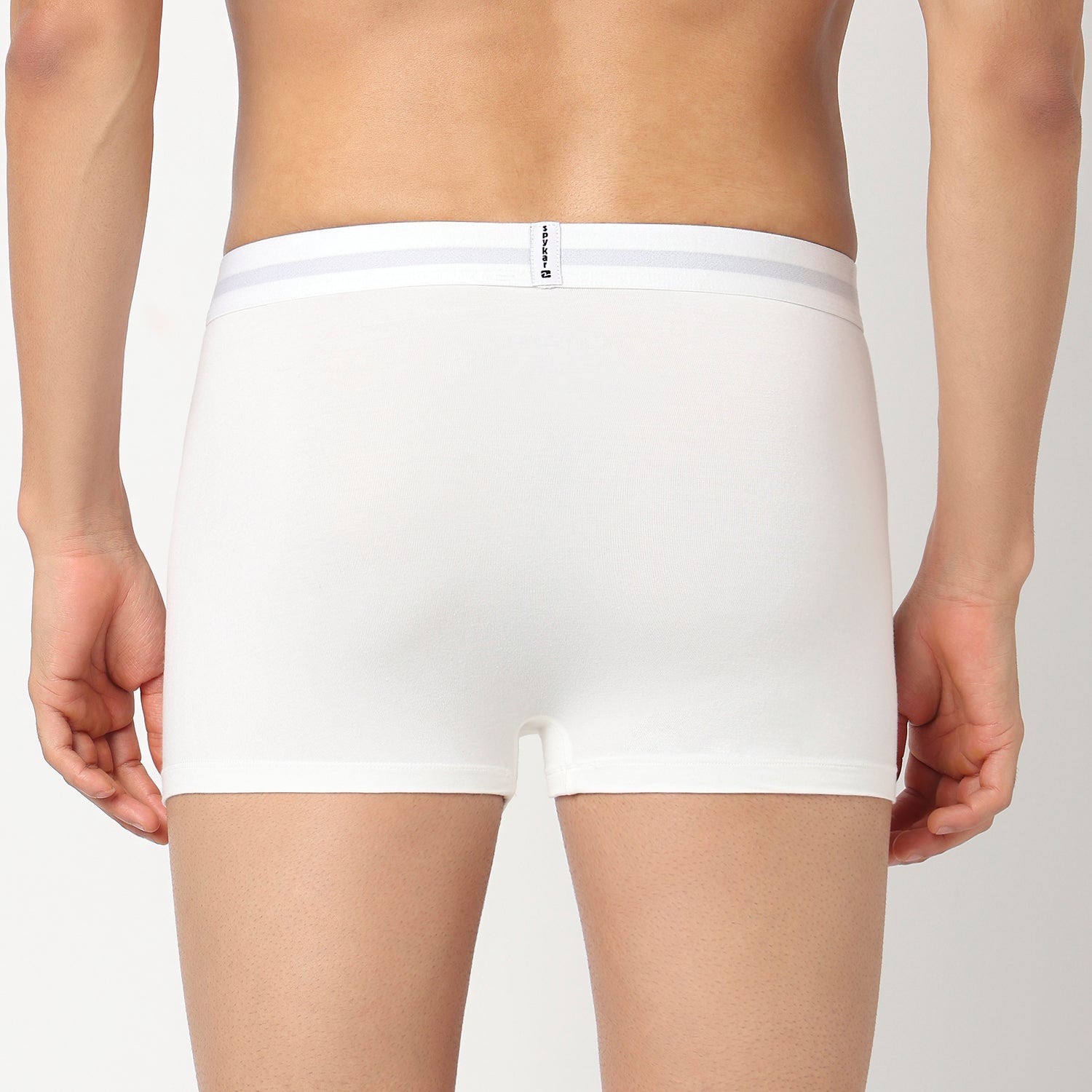 Underjeans Pack Of 2 Modal Blend Solid Mid-Rise Trunks