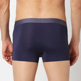 Underjeans Navy Nylon Blend Trunk
