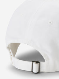 Men White Beige Solid Cap
