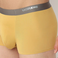 Underjeans Yellow Regular Fit Ultrasoft Trunk