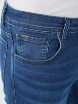 Men Rover Jeans Regular Fit Dark Blue Mid Rise