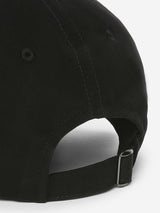 Men Black Solid Cap