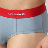 Underjeans Red Regular Fit Ultrasoft Brief