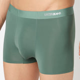 Underjeans Green Nylon Blend Trunk