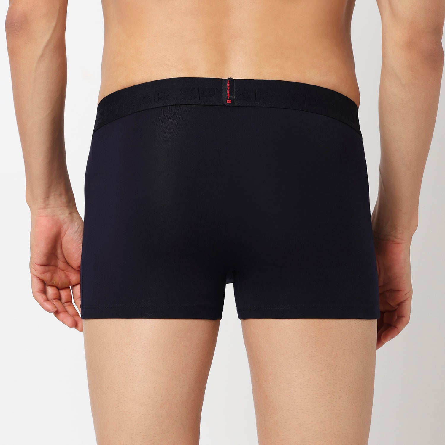 Underjeans Pack Of 2 Cotton Blend Solid Mid-Rise Trunks