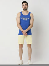 Underjeans by Spykar Men Premium Blue Fashion Vest