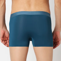 Underjeans Teal Blue Nylon Blend Trunk