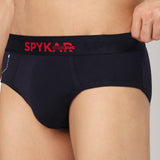 Underjeans Pack Of 2 Cotton Blend Solid Mid-Rise Briefs