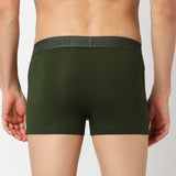 Underjeans Pack Of 2 Cotton Blend Solid Mid-Rise Trunks