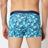 Underjeans Blue Nylon Blend Trunk