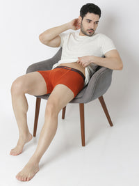 Underjeans Orange Regular Fit Trunk