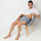 Underjeans Blue Nylon Blend Trunk