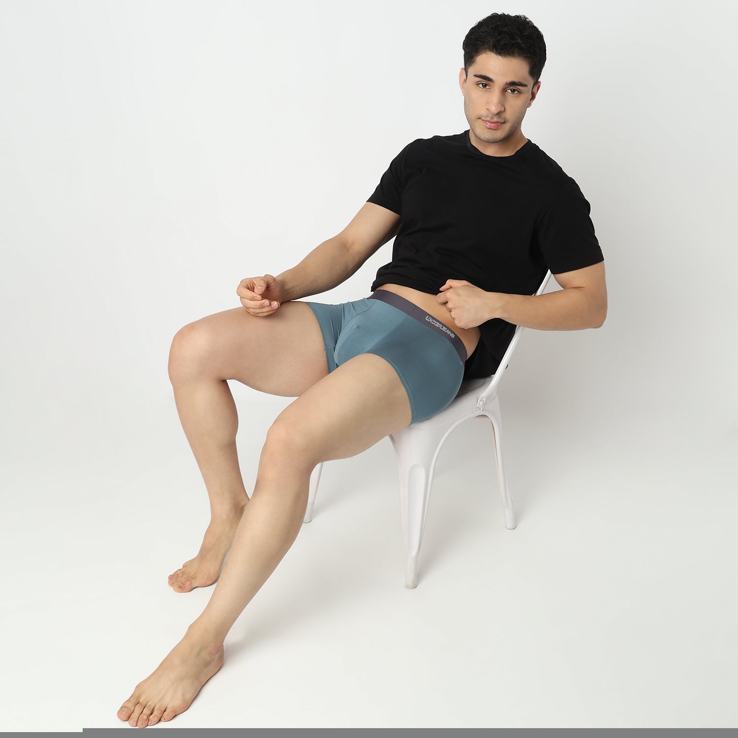 Underjeans Green Regular Fit Ultrasoft Trunk