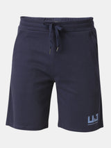 Underjeans Shorts Regular Fit Navy Mid-Rise