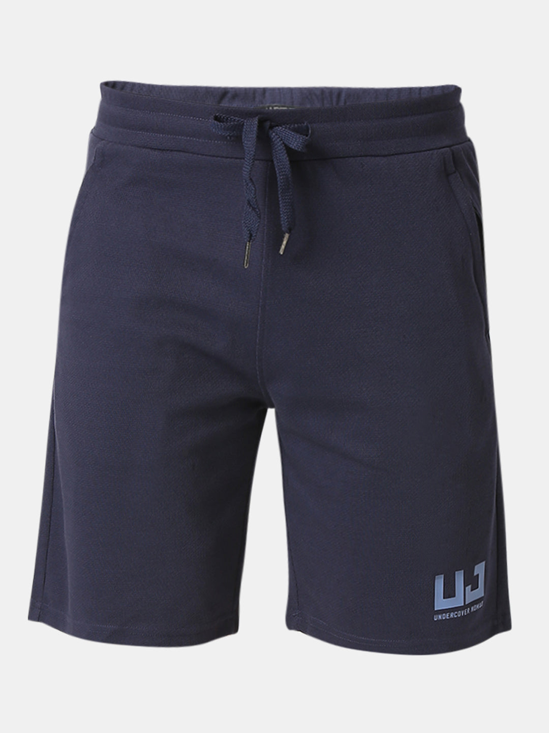 Underjeans Shorts Regular Fit Navy Mid-Rise