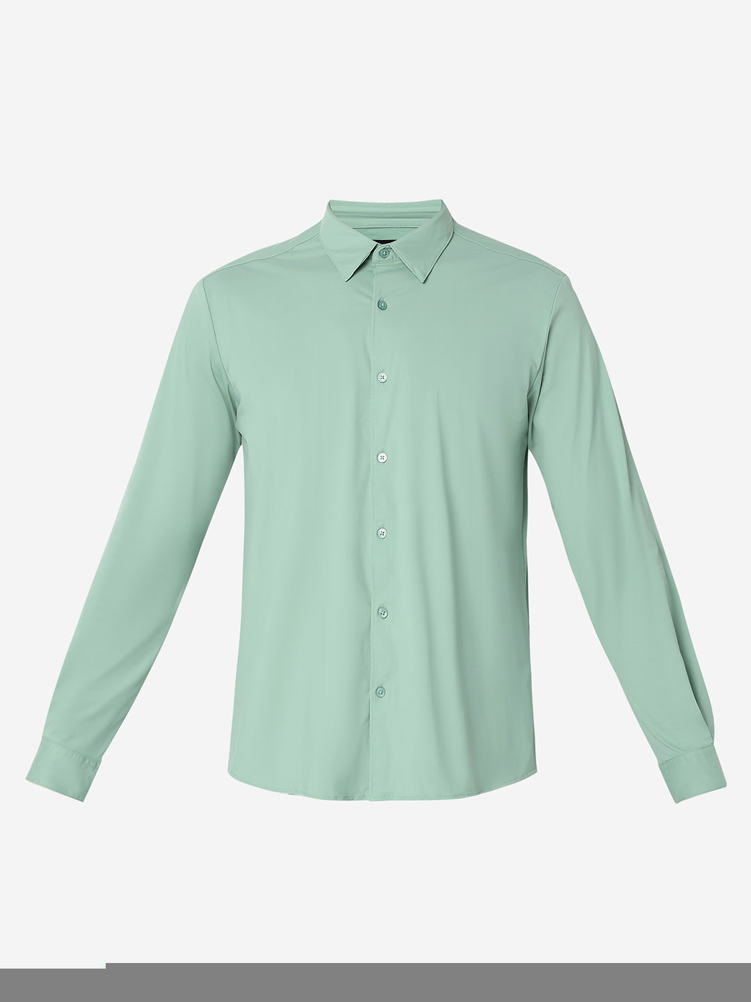Spykar Granite Green Slim Fit Casual Shirts For Men