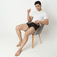 Underjeans Black Rust Regular Fit Ultrasoft Trunk
