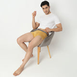 Underjeans Yellow Regular Fit Ultrasoft Trunk