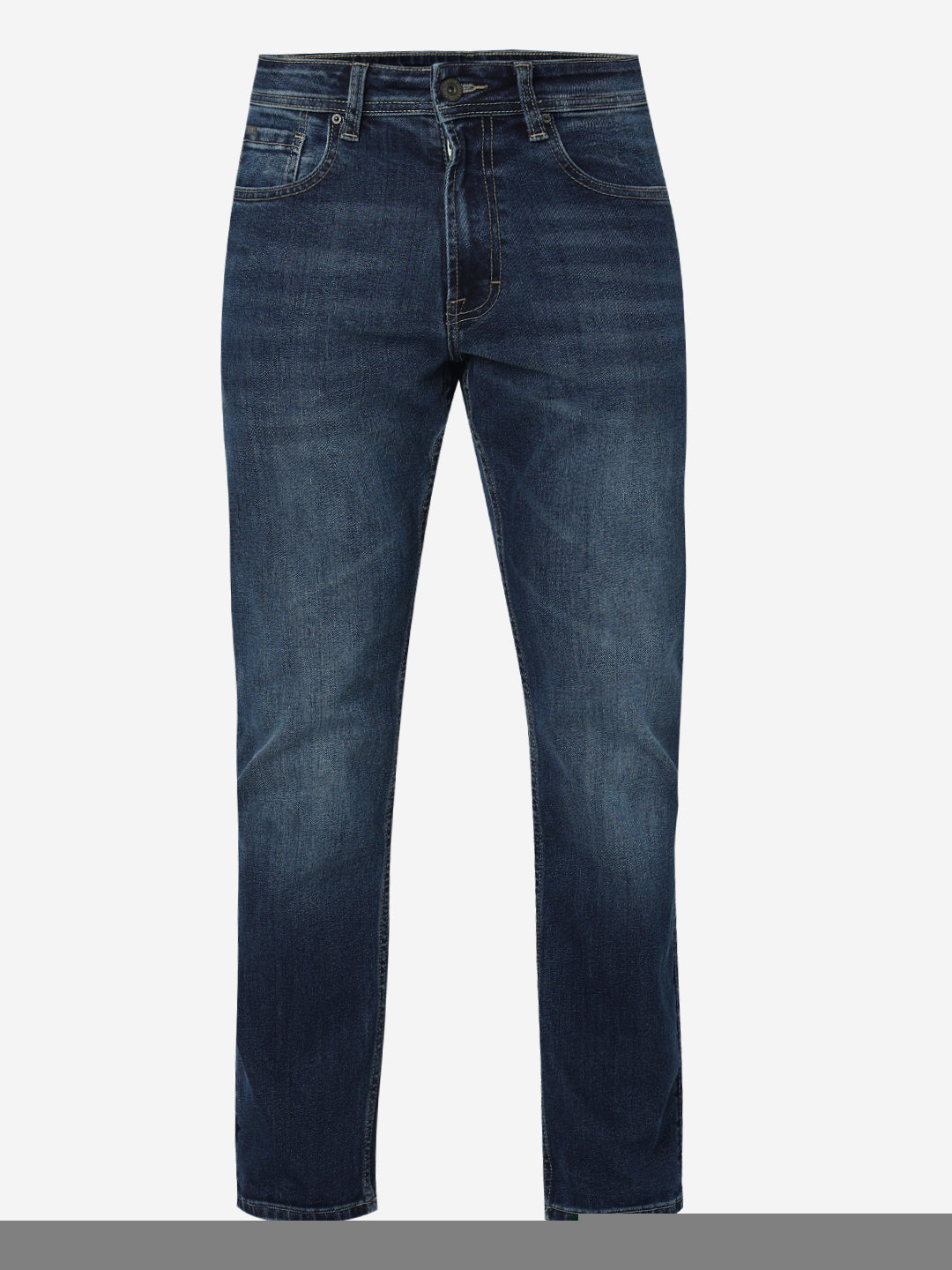 Spykar Mid Blue Mid Rise Comfort Fit Casual Jeans For Men