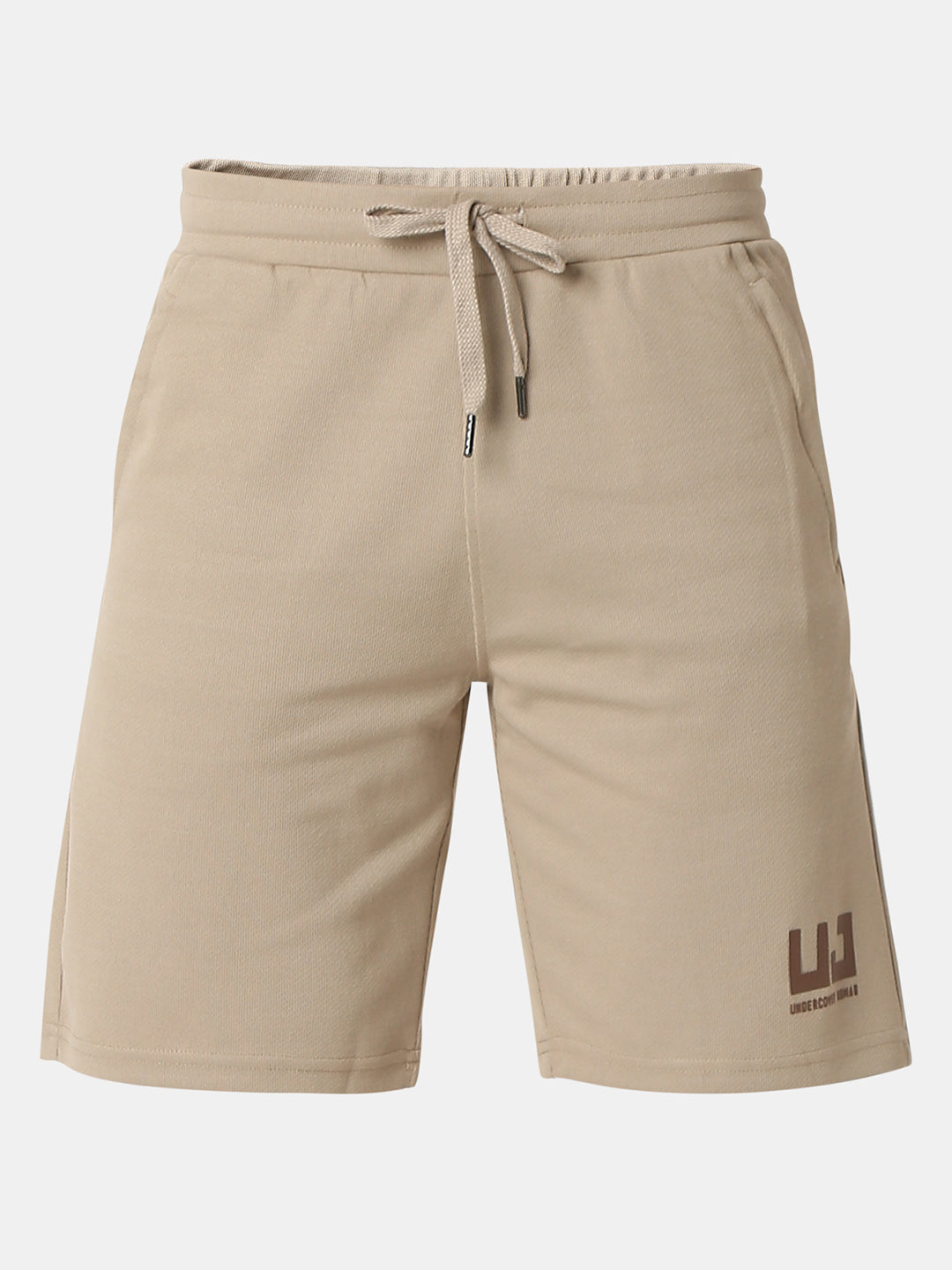 Underjeans Shorts Regular Fit Khaki Mid-Rise