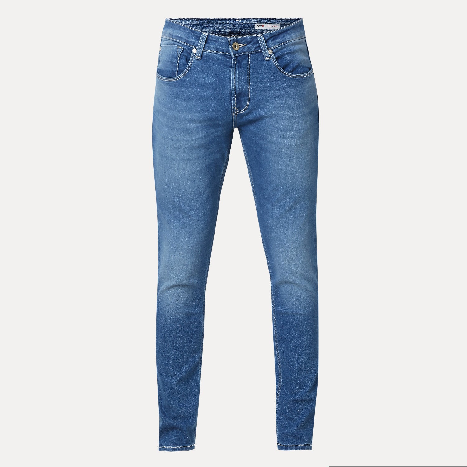 Spykar Blue Slim Fit Low Rise Jeans For Men