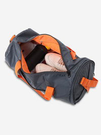 Unisex Dark Grey Duffel Bags