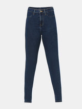 Women Emma Jeans Slim Fit Dark Blue High Rise