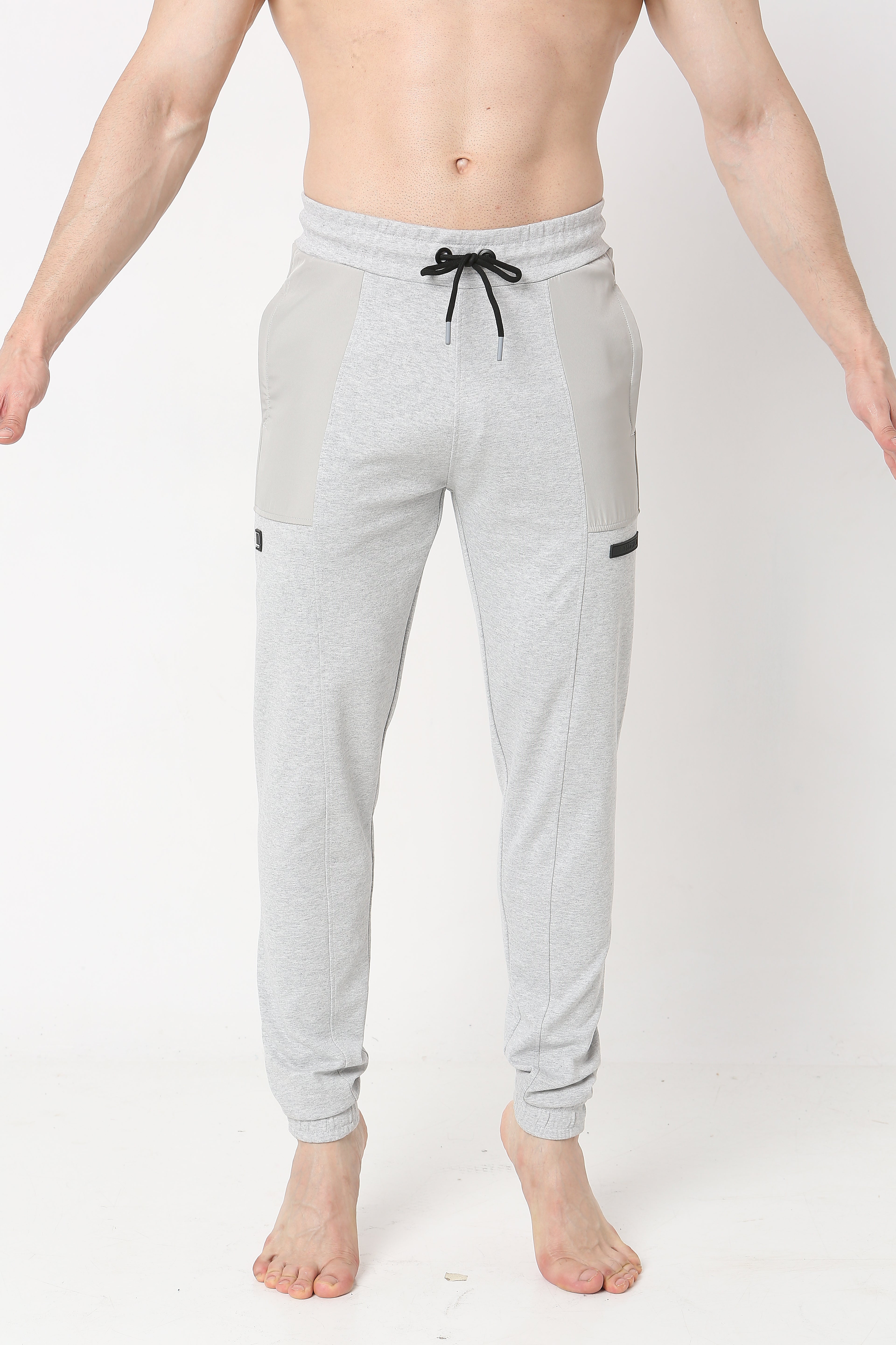 Spykar Men Blended Ankle Length Mid Rise Joggers Trackpant