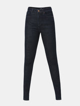 Women Emma Jeans Slim Fit Dark Blue High Rise