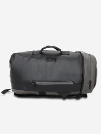 Unisex Black And Grey Backpack