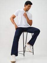 Men Rafter Jeans Boot Cut Fit Blue Mid Rise