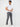 Men Trouser Slim Fit Grey Mid Rise