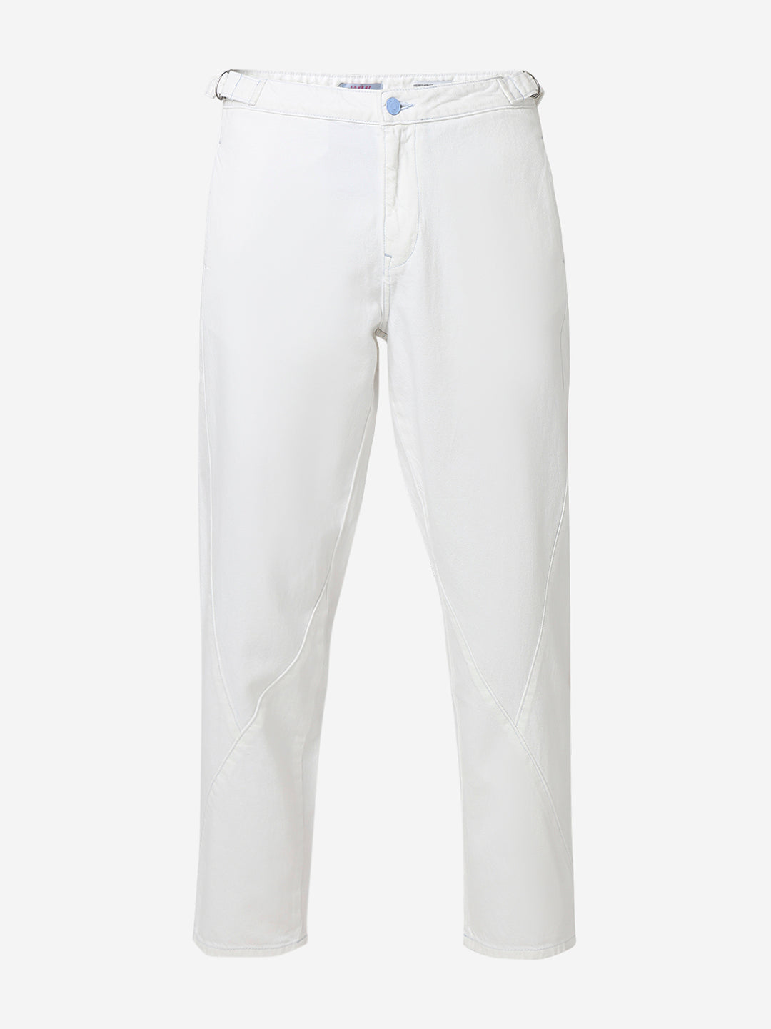 Spykar White Mid Rise Mom Fit Casual Jeans For Women