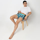 Underjeans Teal Blue Modal Blend Trunk
