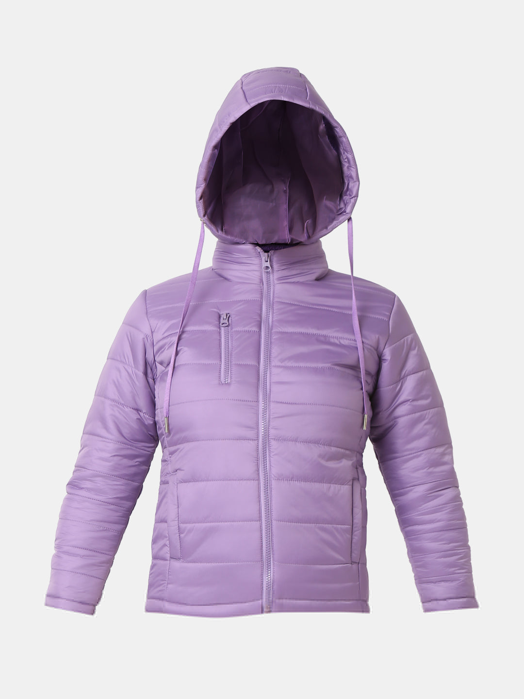 Spykar High Neck Full Sleeves Jacket for Women