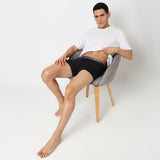 Underjeans Black Nylon Blend Trunk