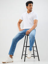 Men Chico Jeans Relaxed Fit Mid Blue Mid Rise