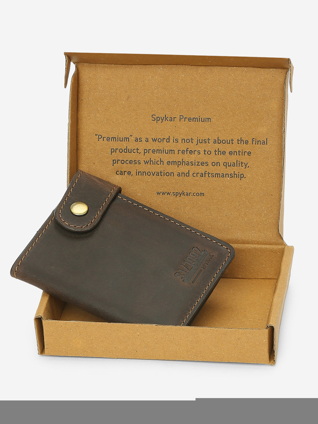 Dark Brown Solid Wallet