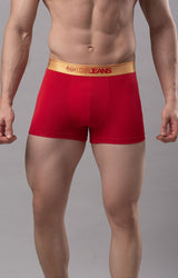 Underjeans by Spykar Men Premium Red Trunk