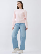 Women Bella Jeans Straight Fit Blue High Rise