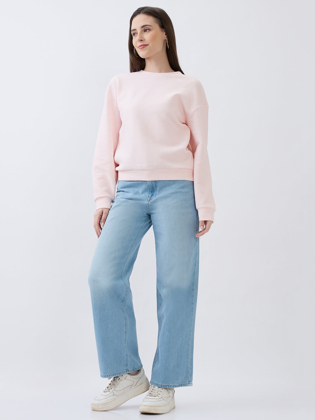 Women Bella Jeans Straight Fit Blue High Rise