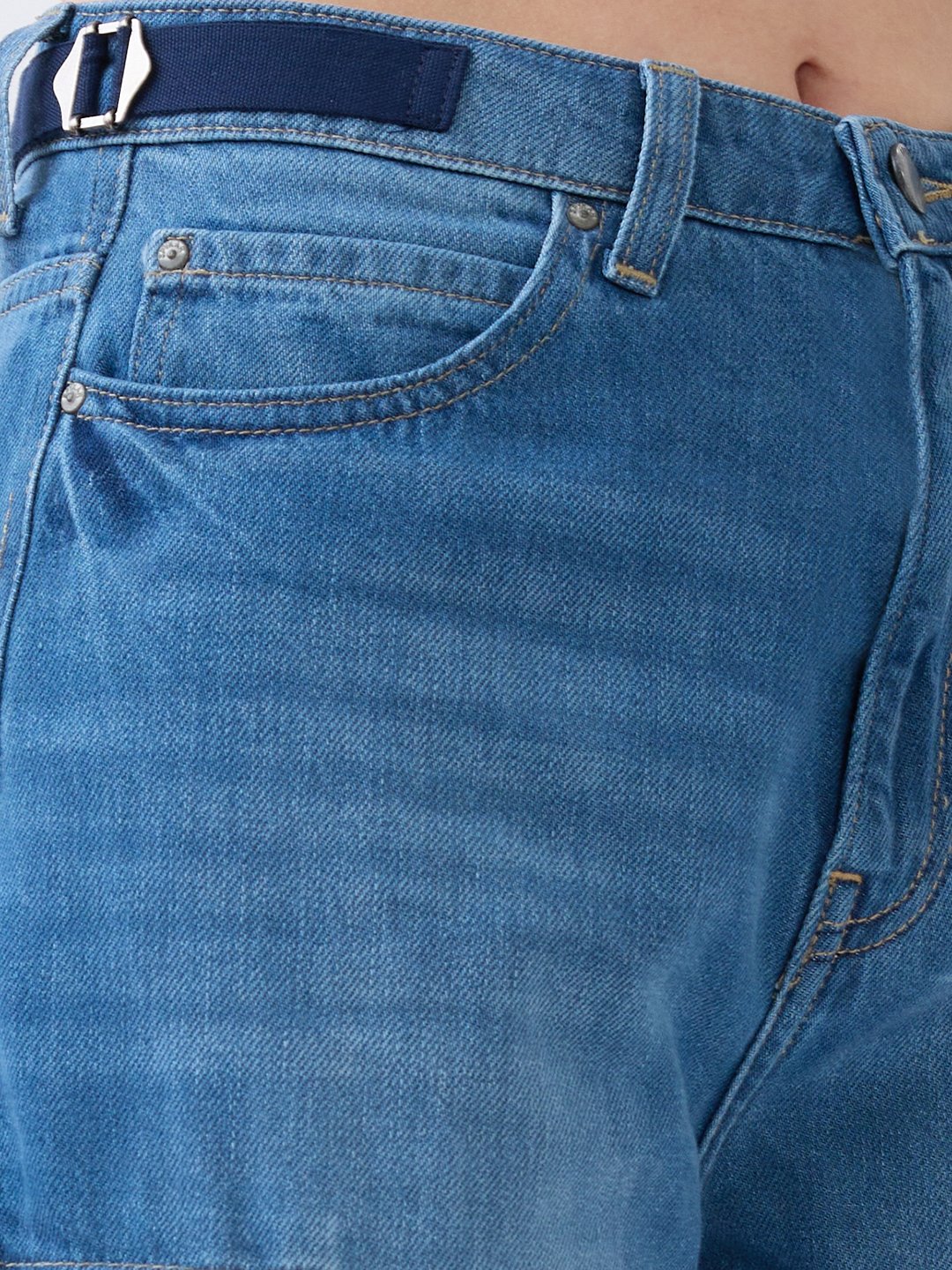 Women Bella Jeans Blue Straight Fit Mid High Rise